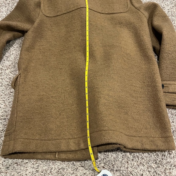Gap Wool Blend Tan Duffle Coat with Toggle Buttons-UNLINED - Picture 7 of 8